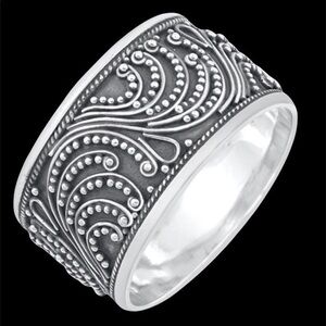 New Sterling Silver Band, Size 9, 10, 11